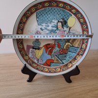 Китайска декоративна чиния , китайски порцелан, снимка 2 - Антикварни и старинни предмети - 38405755