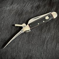 Висококачествен джобен сгъваем морски нож Black Micarta Marlin Spike. RR2386, снимка 2 - Ножове - 42876229