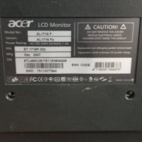 Монитор Acer Al1716f - 17 инча (2), снимка 3 - Монитори - 42651975