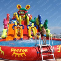 Надуваеми водни пързалки и басейни/ Inflatable water slides and pools, снимка 5 - Басейни и аксесоари - 39624522