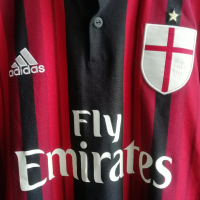 AC Milan Adidas 2014/2015 XL оригинална тениска фланелка Милан , снимка 3 - Тениски - 44673056