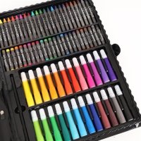 Детски творчески комплект за рисуване и оцветяване 168 части черен, снимка 6 - Рисуване и оцветяване - 40828034