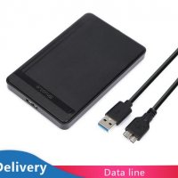 Портативна Външна Кутия за Харддиск 2.5" USB3.0 SATA HDD External Case SSD Box SATAIII Адаптер+Кабел, снимка 18 - Външни хард дискове - 40150379