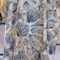 Туника-рокля за плажа в модерни цветни принтове и в свободна права кройка, универсален размер, снимка 8 - Туники - 44741694