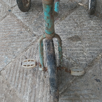 Стара детска триколка , снимка 2 - Антикварни и старинни предмети - 44624099