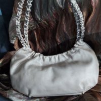 Естествена кожа / сребриста дизайнерска чанта "Savador Bachiller"® в Чанти  в гр. Плевен - ID34130115 — Bazar.bg
