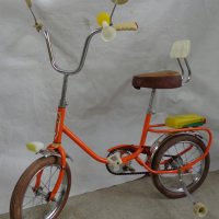 Ретро детски велосипеди марка Зайка - Люкс 2 два броя употребявани 1976 - 78 год. Сделано в СССР, снимка 5 - Велосипеди - 39059791