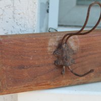 Стара дървена закачалка , снимка 2 - Закачалки - 37030122