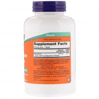 NOW Foods Magnesium Malate 1000mg | Магнезиий, 180 таблетки / СУПЕР ЦЕНА, снимка 2 - Хранителни добавки - 30119157