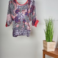 MANGO нова блуза от естествена коприна, снимка 1 - Блузи с дълъг ръкав и пуловери - 17942360