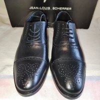 Разкошни официални мъжки обувки от естествена кожа Jean Louis Scherrier №42, снимка 2 - Официални обувки - 37760290