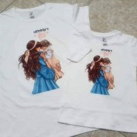 Комплект тениски за цялото семейство мама тате бебе, снимка 1 - Детски комплекти - 29251173
