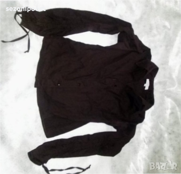 👚Дамска чисто нова кафява риза "TITA" с регулиращи се ръкави- М,Л👚, снимка 1