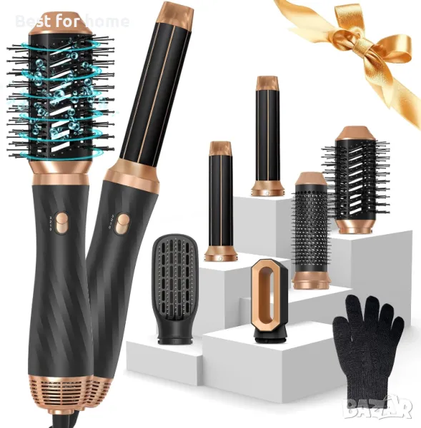 Четка- сешоар 6 в 1 за коса Yitrust, снимка 1