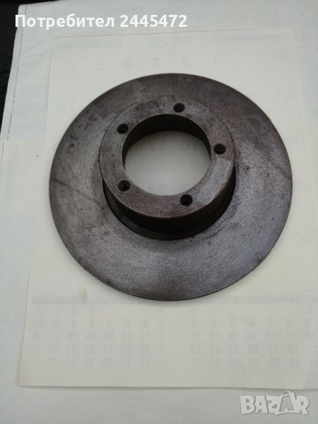 Спирачен диск Москвич 412 2140, снимка 1