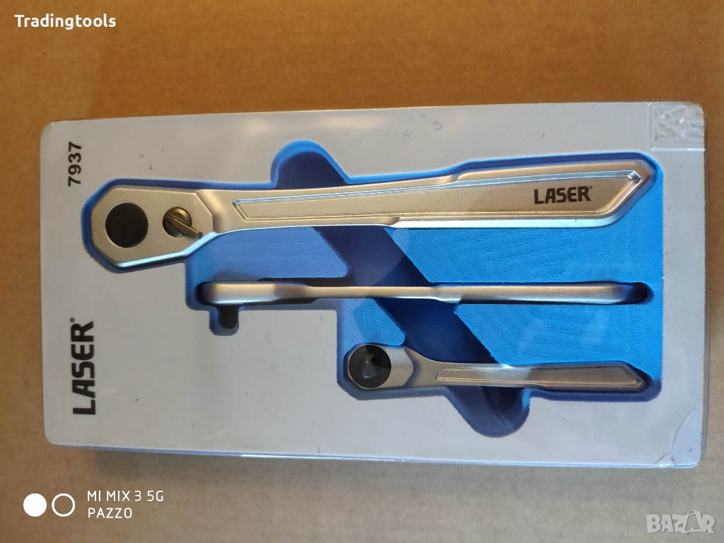 Laser Tools 14, 38, 12 3части тънки качествени тресчотки, снимка 1