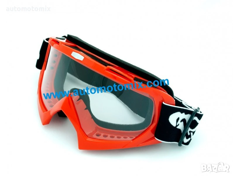 Мото очила Vega- червени,Очила за мотокрос, снимка 1