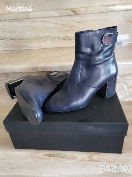 Massimo Dutti - Боти естествена кожа, снимка 1