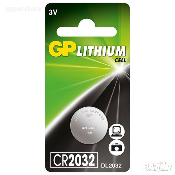Батерия GP Lithium CR2032 SS300922, снимка 1