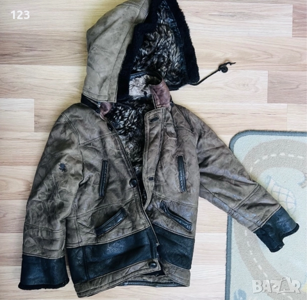 Натурално детско палто, снимка 1