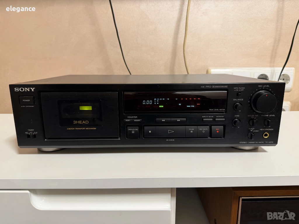 Триглав дек Sony TC-K570, снимка 1