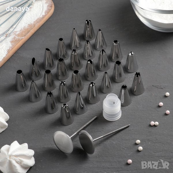 1815 Комплект метални накрайници за пош в кутия, снимка 1