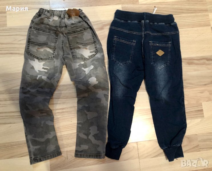 Ватирани дънки размер 4 г, снимка 1