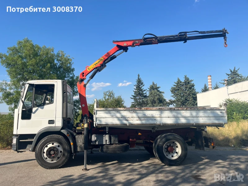 Транспорт със самосвал и кран, снимка 1