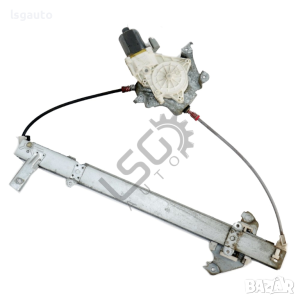 Механизъм с моторче преден ляв ел. стъклоповдигач Nissan Micra (K12) 2003-2010 ID: 122275, снимка 1