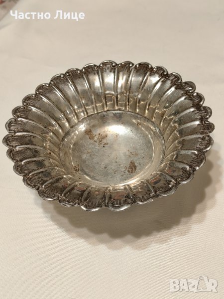 Старинен Сребърен Съд Купа 19 в. на Три Крачета, снимка 1