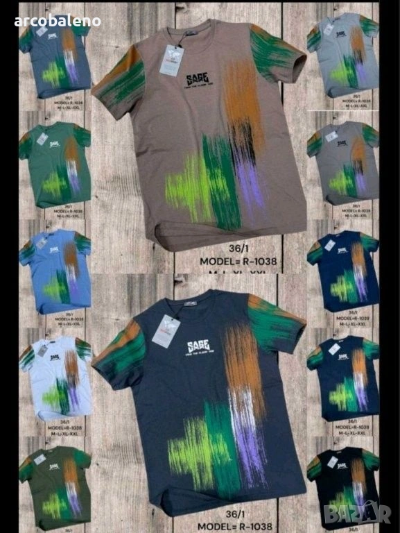 Мъжка тениска, 10цвята , снимка 1