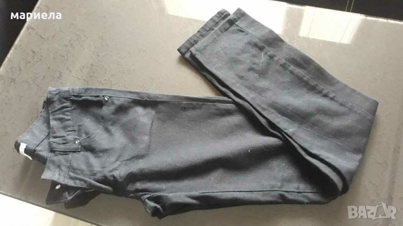 Панталон с висока талия тип дънки, снимка 1
