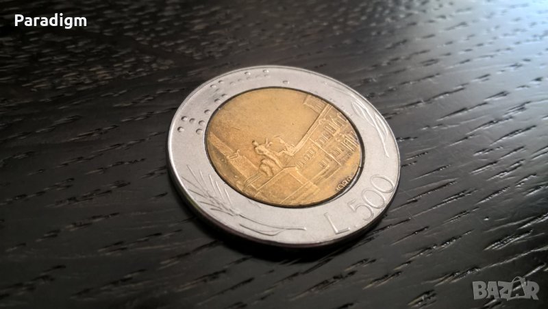 Монета - Италия - 500 лири | 1988г., снимка 1