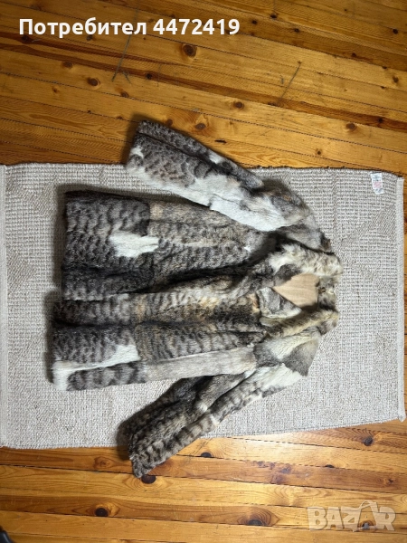 Дамско зимно палто от заек, снимка 1