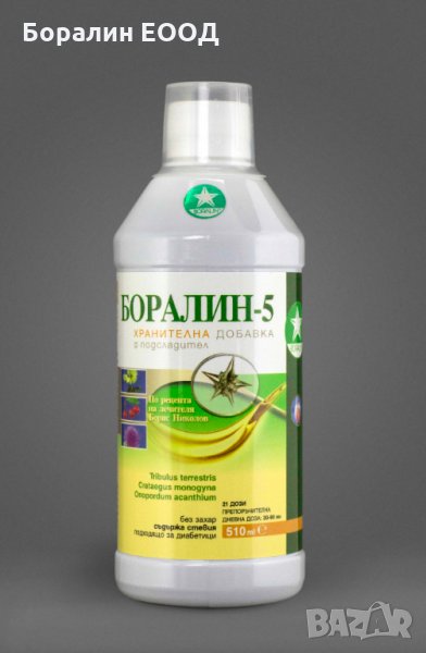 Боралин-5 билков сироп за сърцето, снимка 1