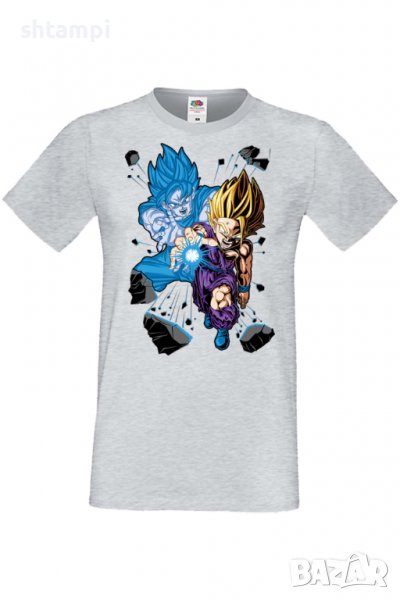Мъжка тениска Dragon Ball Z Gohan X Goku,Анимация,игра,Празник,Повод,, снимка 1