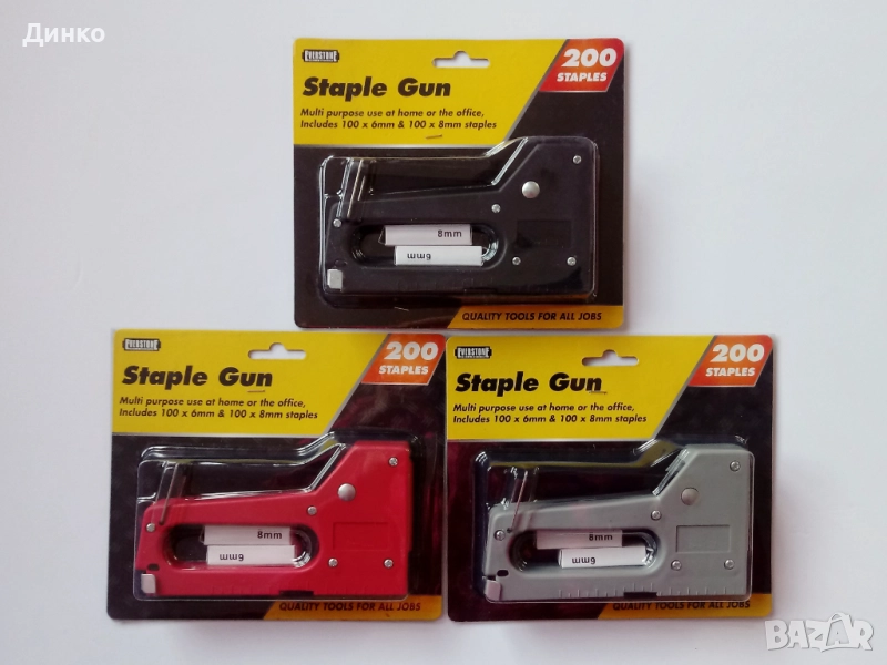 Такер с включени 200 бр скоби, снимка 1