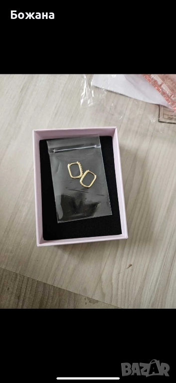 Сребърни обици 925, снимка 1