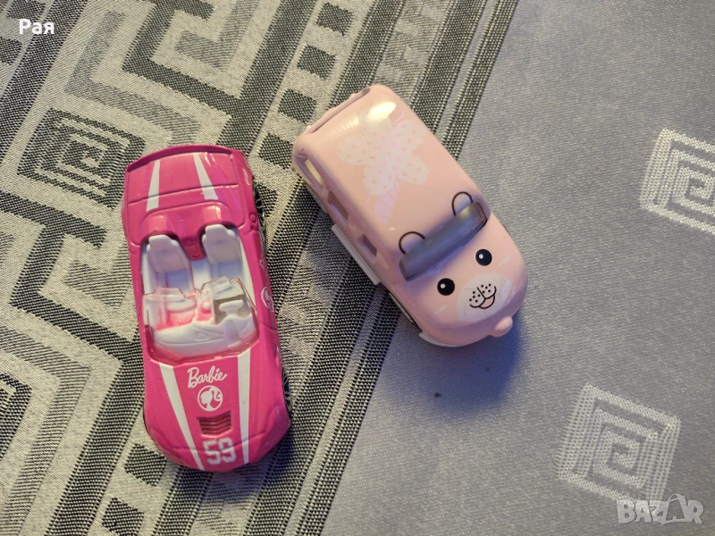 Количка Hot Wheels Barbie Car - '14 Corvette Stingray 2013 г, снимка 1