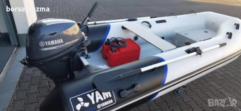 Надуваема гребно/моторна лодка YAMAHA 380 S в Воден транспорт в гр ...