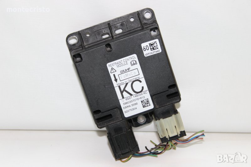 Цeнтрала airbag Ford Fiesta MK6 (2002-2008г.) 6S6T 14B056 KC / 6S6T14B056KC / 5WK4 3586 / 5WK43586, снимка 1