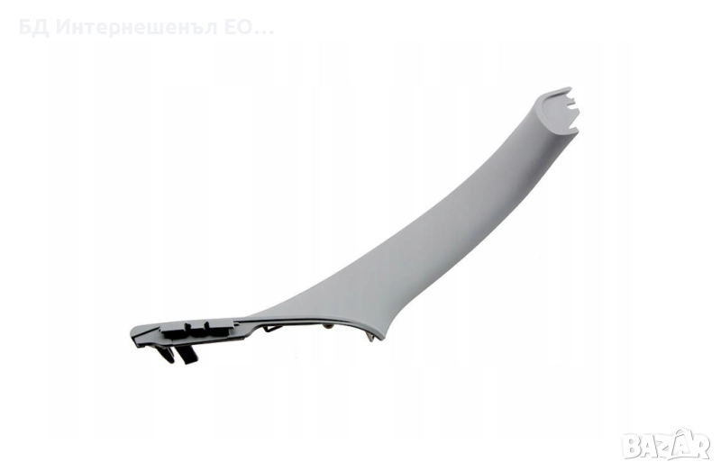 51417225856  Вътрешна дясна дръжка за врата BMW F10 F11, Сив, снимка 1