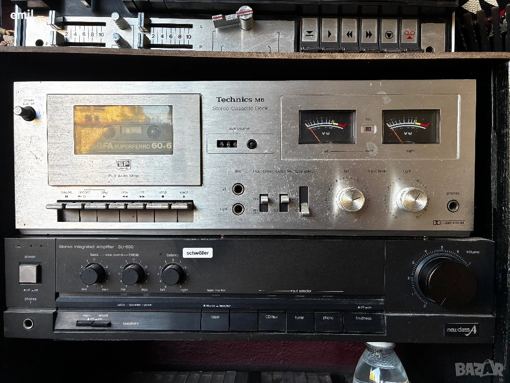 Дек и усилвател Техникс, снимка 1