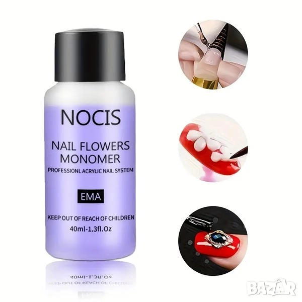 РАЗПРОДАЖБА! - Акрилен мономер NOCIS 40 ml, снимка 1