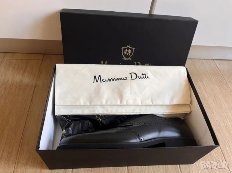 Кожени обувки Massimo Dutti, снимка 1