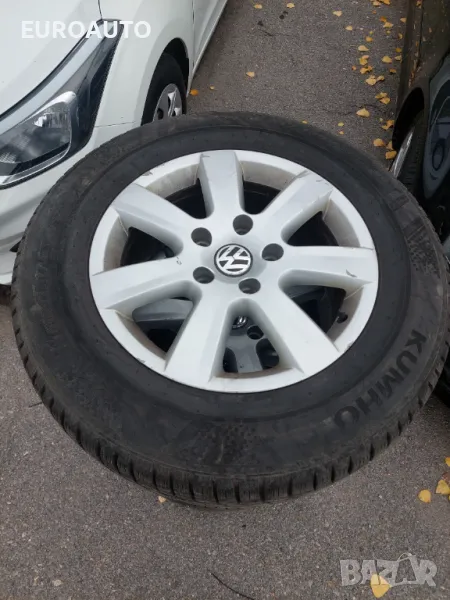 4 броя оригинални лети джанти със зимни гуми 17 цола; Volkswagen, снимка 1