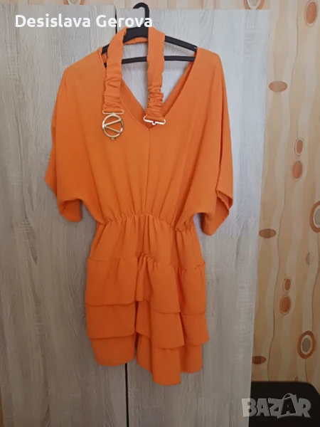 Рокля полиестър чисто нова , снимка 1