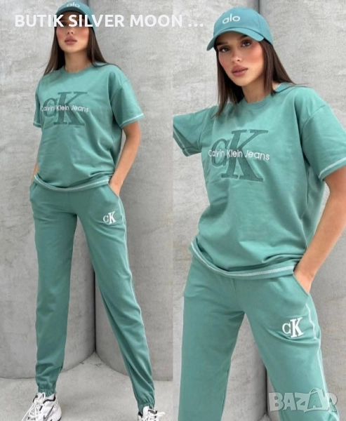 Дамски Памучни Комплекти - лого Бродирано 💫 Calvin Klein , снимка 1