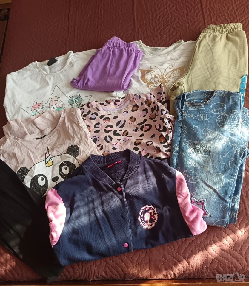 Лот за момиче р. 152, снимка 1