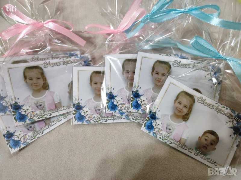 Магнитчета Подаръчета за вашите гости за Кръщене , снимка 1